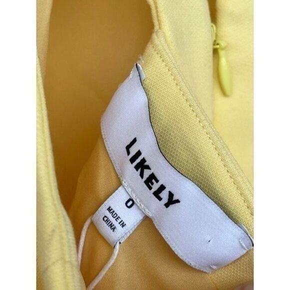 LIKELY Arcadia Bodycon Dress size 0 Yellow - Picture 7 of 9